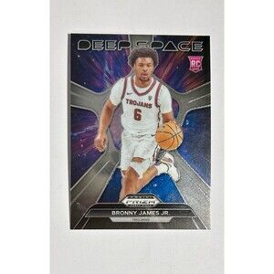 2024 Panini Prizm Draft Picks #19 Bronny James Jr. Deep Space Prizms Silver